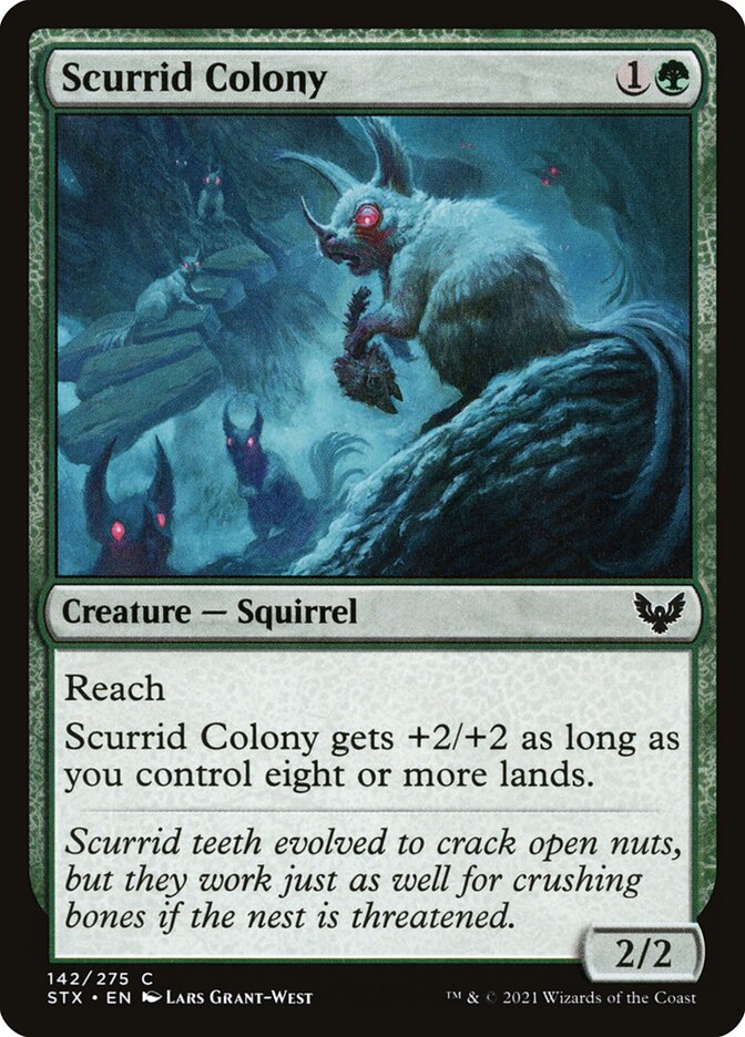 Scurrid Colony – Strixhaven: School of Mages [STX] – English – #142
