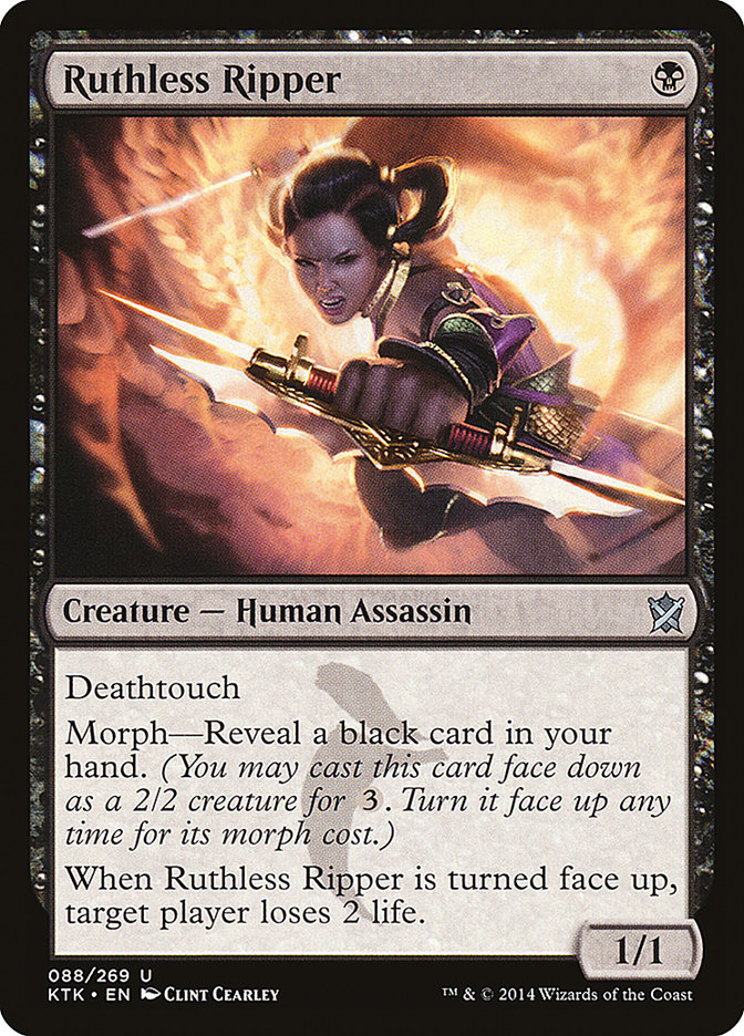 Ruthless Ripper – Khans of Tarkir [KTK] – English – #88