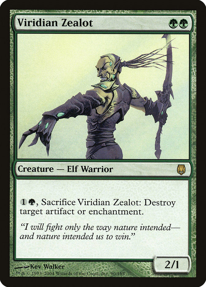 Viridian Zealot – Darksteel [DST] – English – #90