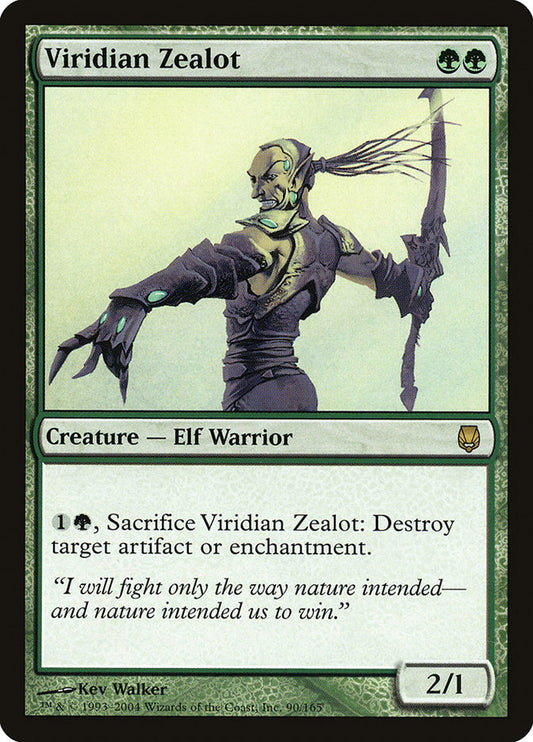 Viridian Zealot – Darksteel [DST] – English – #90