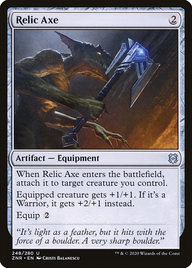 Relic Axe – Zendikar Rising [ZNR] – English – #248
