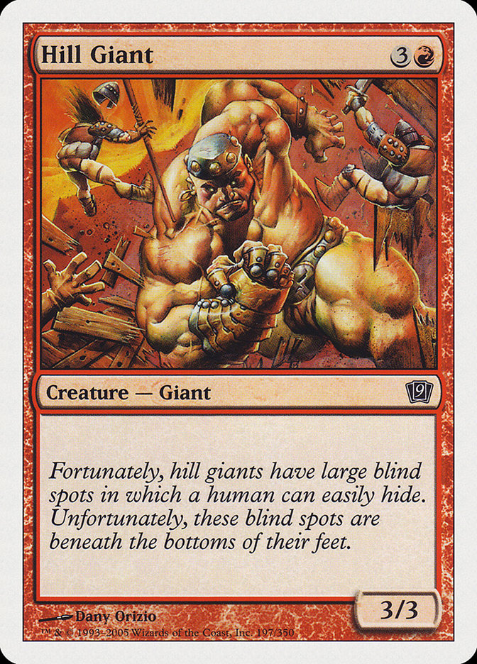 Hill Giant – Ninth Edition [9ED] – D – #197