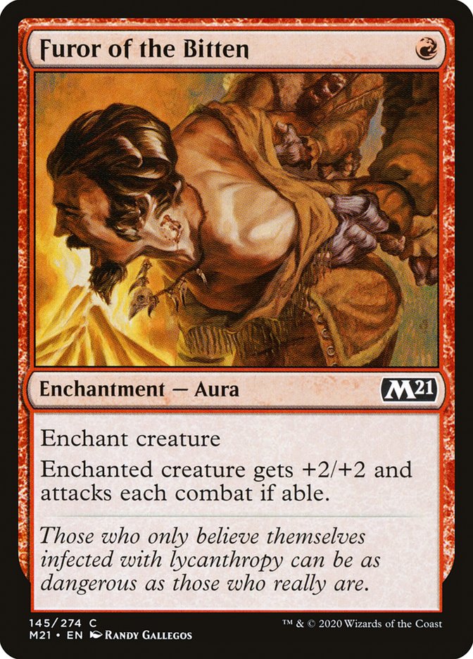 Furor of the Bitten – Core Set 2021 [M21] – D – #145