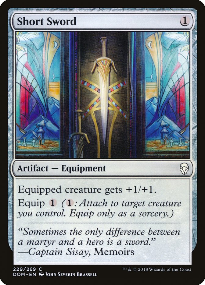 Short Sword – Dominaria [DOM] – English – #229