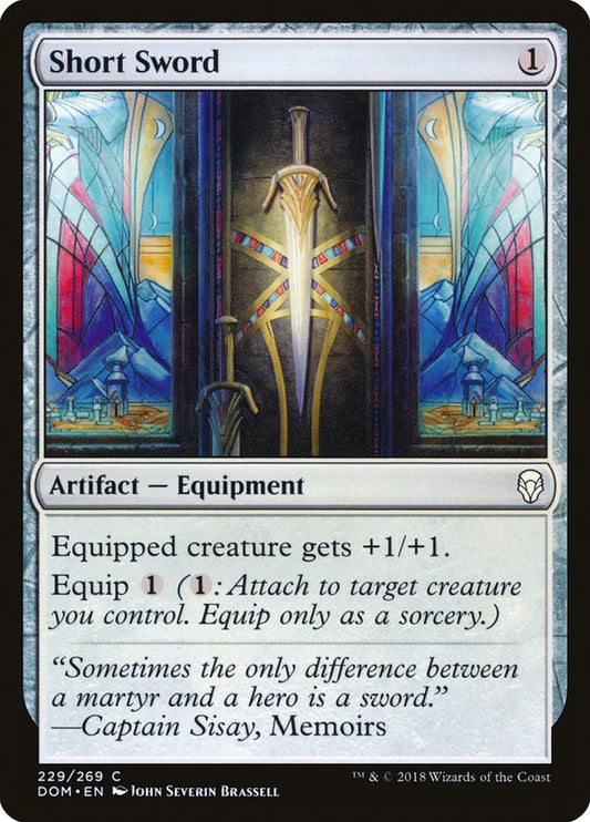 Short Sword – Dominaria [DOM] – English – #229