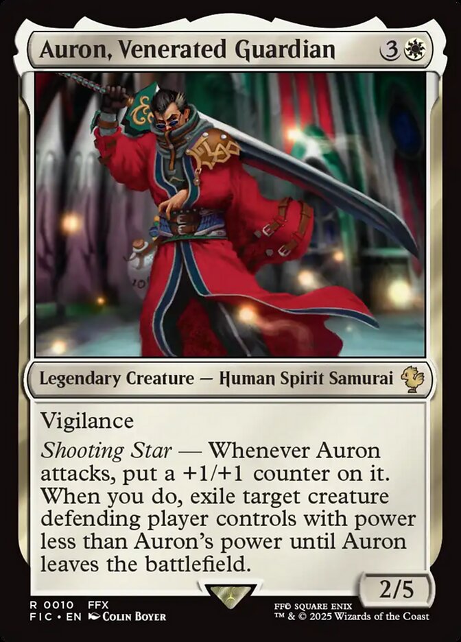 Auron, Venerated Guardian – Final Fantasy Commander [FIC] – English – #10