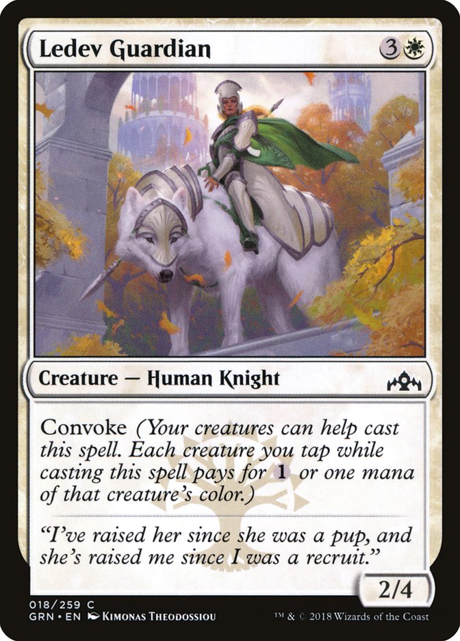 Ledev Guardian – Guilds of Ravnica [GRN] – English – #18