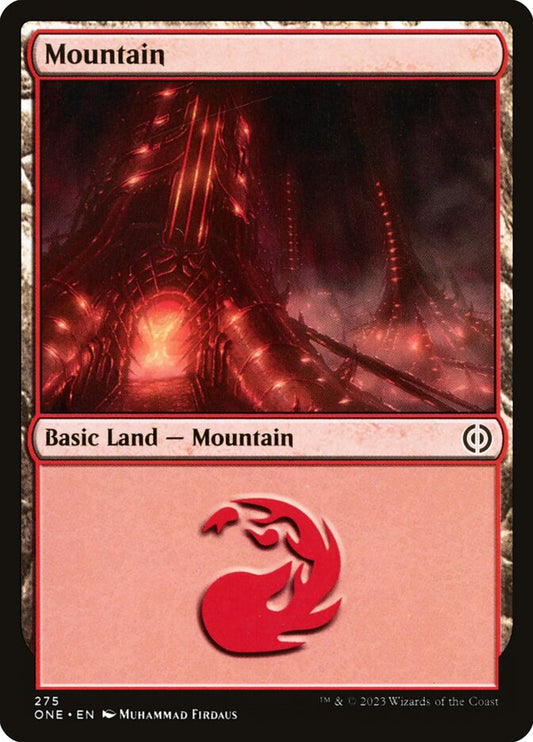Mountain – Phyrexia: All Will Be One [ONE] – D – #275