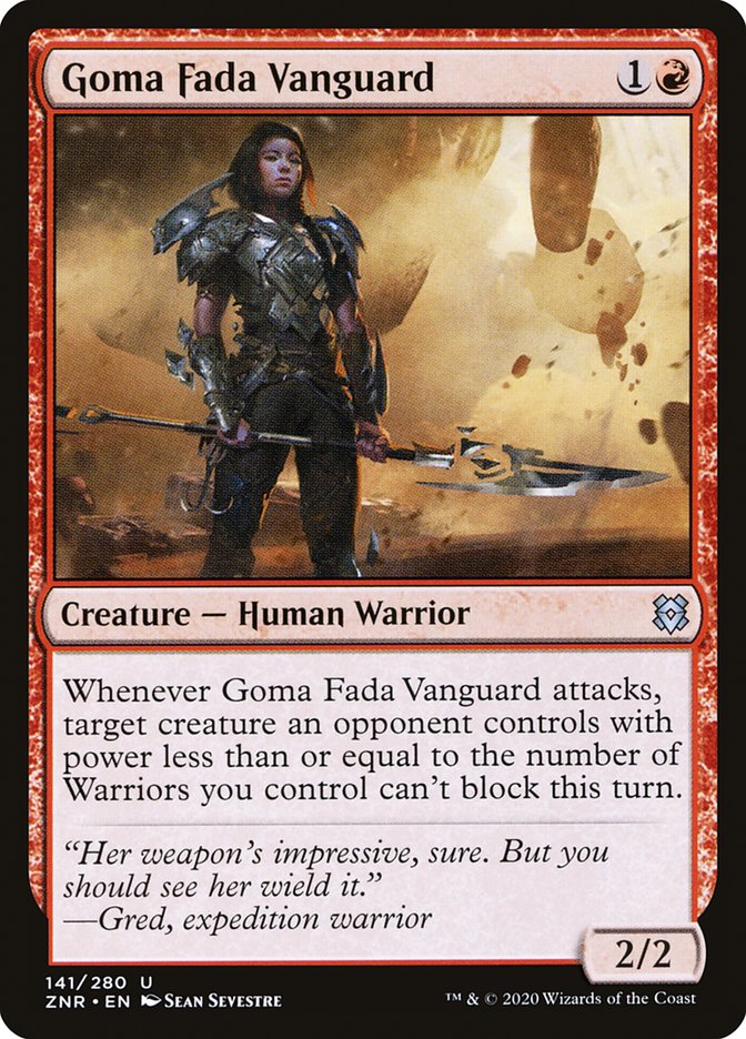 Goma Fada Vanguard – Zendikar Rising [ZNR] – English – #141