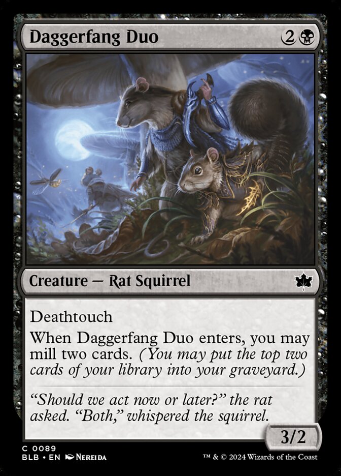 Daggerfang Duo – Bloomburrow [BLB] – English – #89