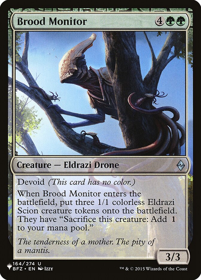 Brood Monitor – The List [PLST] – English – #BFZ-164