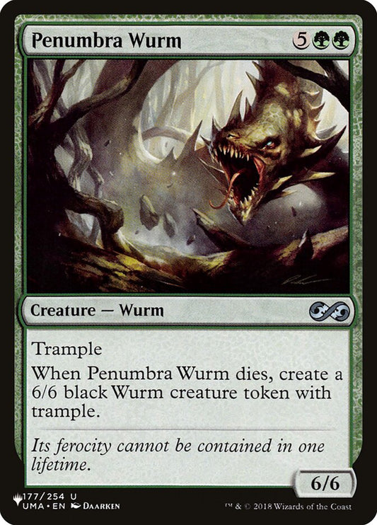 Penumbra Wurm – The List [PLST] – English – #UMA-177
