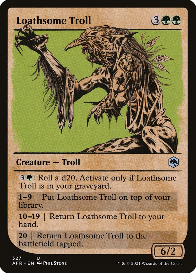 Loathsome Troll – Adventures in the Forgotten Realms [AFR] – D – #327