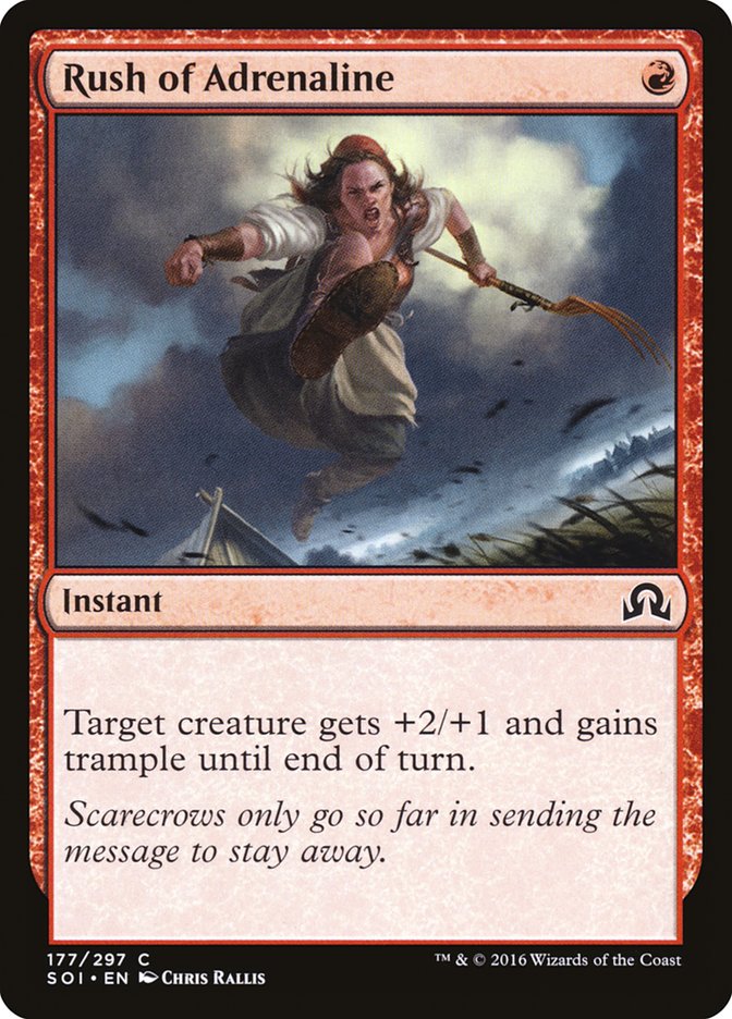 Rush of Adrenaline – Shadows over Innistrad [SOI] – English – #177