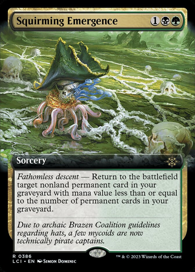 Squirming Emergence – The Lost Caverns of Ixalan [LCI] – English – #386