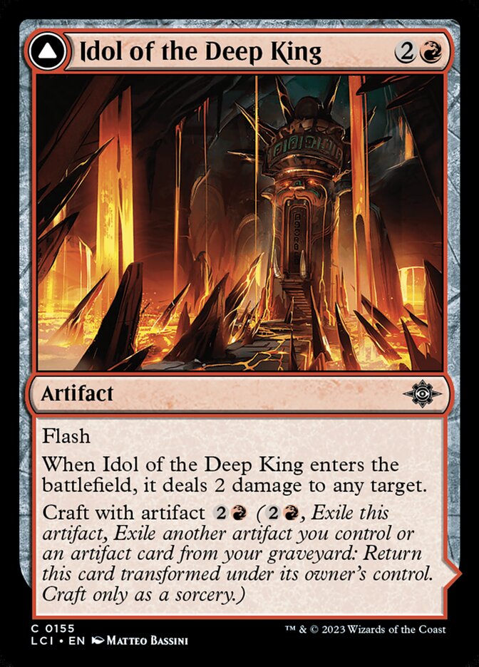 Idol of the Deep King // Sovereign's Macuahuitl – The Lost Caverns of Ixalan [LCI] – English – #155