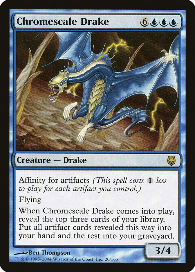Chromescale Drake – Darksteel [DST] – D – #20