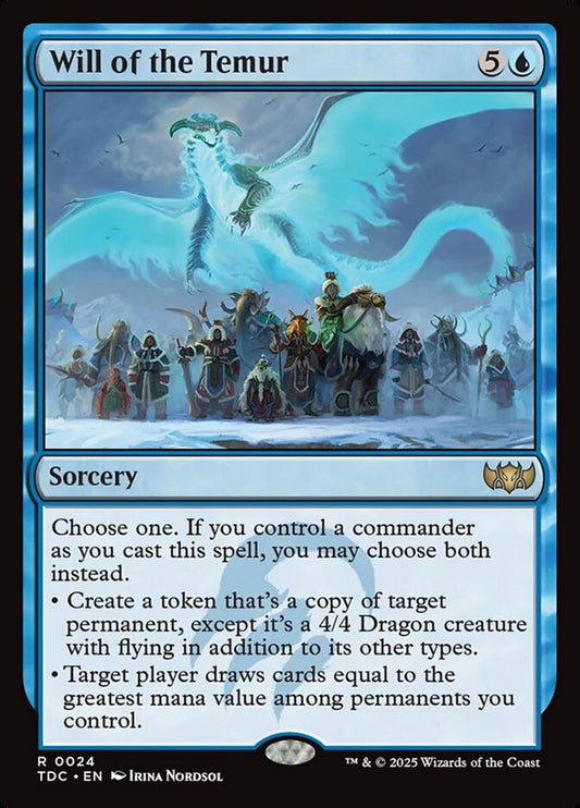 Will of the Temur – Tarkir: Dragonstorm Commander [TDC] – English – #24