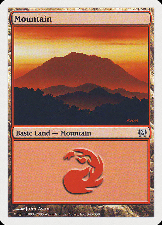 Mountain – Ninth Edition [9ED] – D – #345