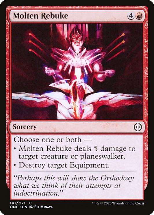 Molten Rebuke – Phyrexia: All Will Be One [ONE] – D – #141