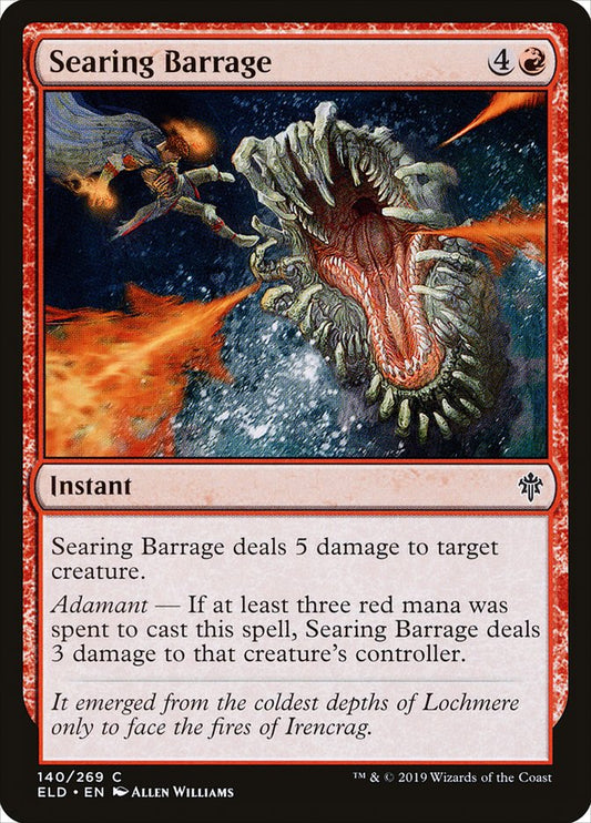 Searing Barrage – Throne of Eldraine [ELD] – D – #140
