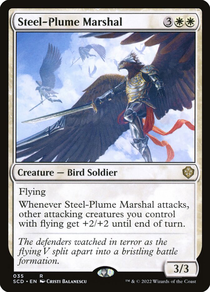 Steel-Plume Marshal – Starter Commander Decks [SCD] – English – #35
