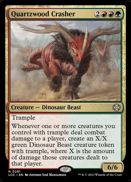 Quartzwood Crasher – The Lost Caverns of Ixalan Commander [LCC] – English – #281