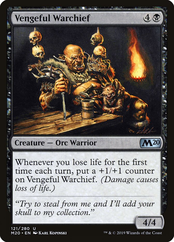 Vengeful Warchief – Core Set 2020 [M20] – D – #121