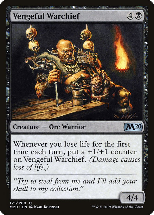 Vengeful Warchief – Core Set 2020 [M20] – D – #121