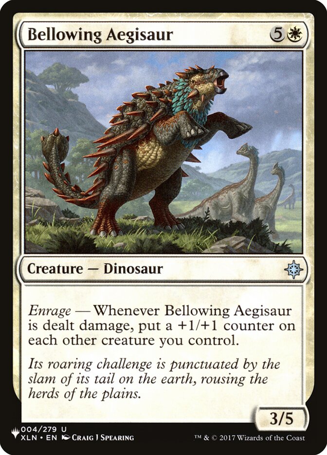 Bellowing Aegisaur – The List [PLST] – English – #XLN-4