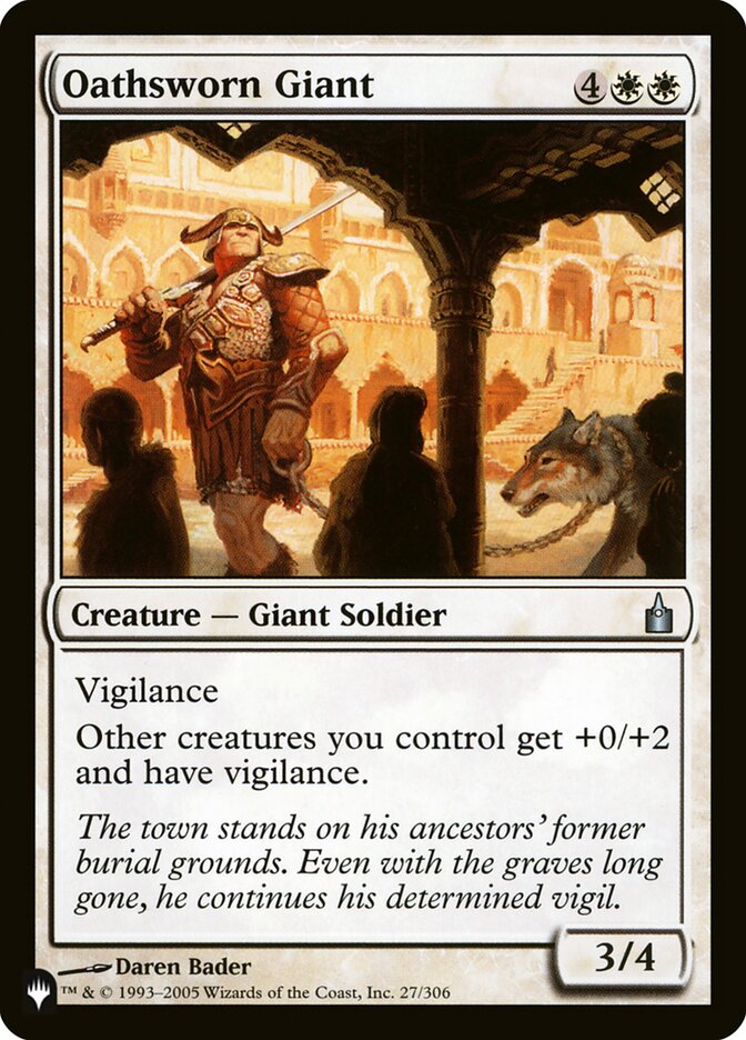 Oathsworn Giant – The List [PLST] – English – #RAV-27
