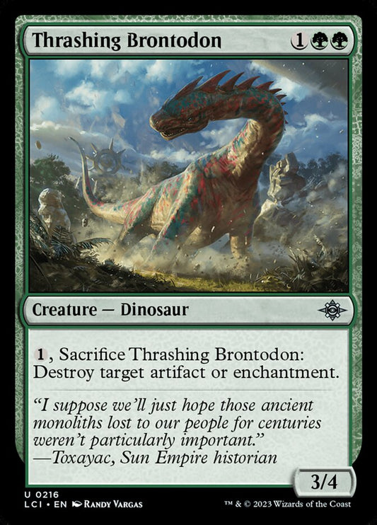 Thrashing Brontodon – The Lost Caverns of Ixalan [LCI] – English – #216