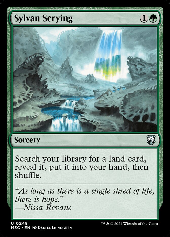 Sylvan Scrying – Modern Horizons 3 Commander [M3C] – English – #248