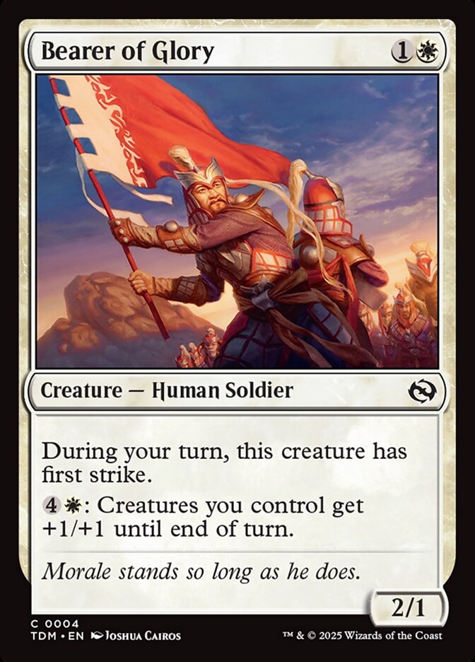 Bearer of Glory – Tarkir: Dragonstorm [TDM] – D – #4