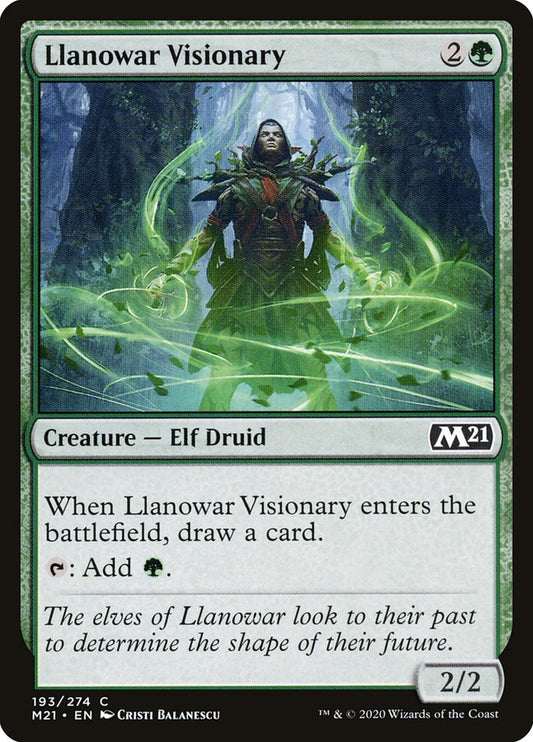 Llanowar Visionary – Core Set 2021 [M21] – English – #193