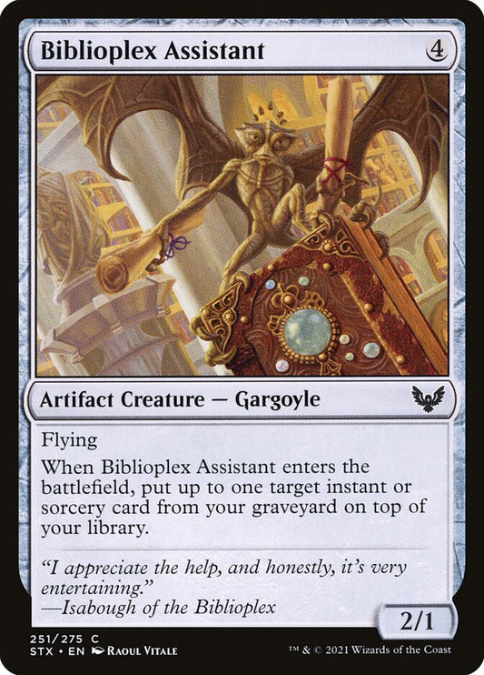 Biblioplex Assistant – Strixhaven: School of Mages [STX] – English – #251