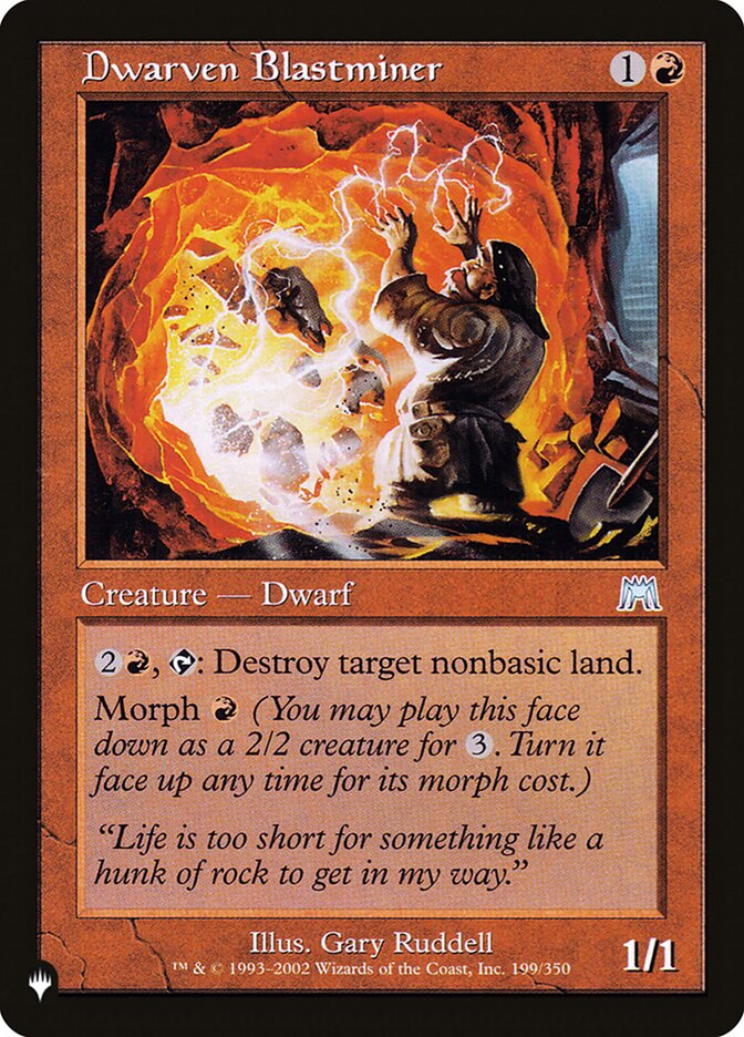 Dwarven Blastminer – The List [PLST] – English – #ONS-199