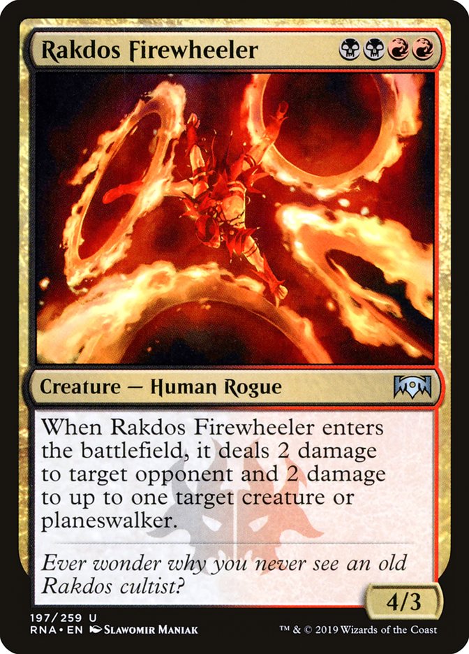 Rakdos Firewheeler – Ravnica Allegiance [RNA] – English – #197