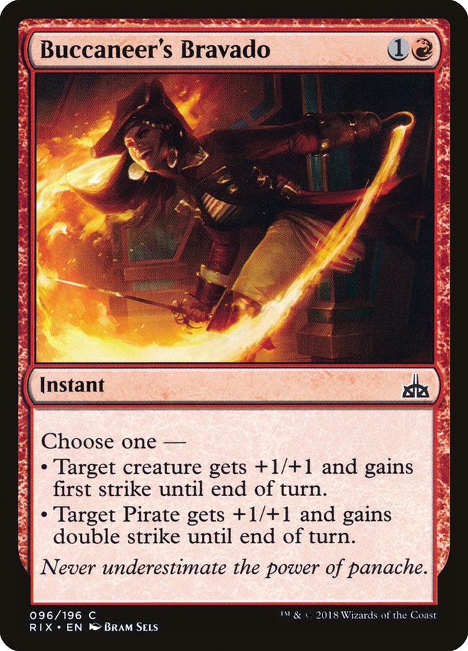 Buccaneer's Bravado – Rivals of Ixalan [RIX] – English – #96