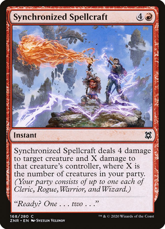 Synchronized Spellcraft – Zendikar Rising [ZNR] – English – #168