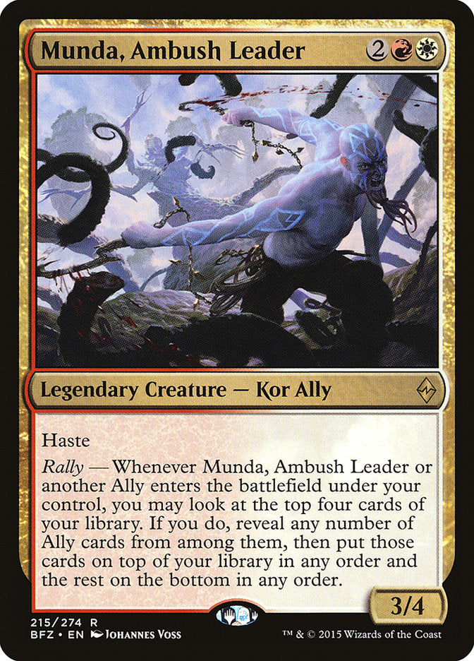Munda, Ambush Leader – Battle for Zendikar [BFZ] – English – #215