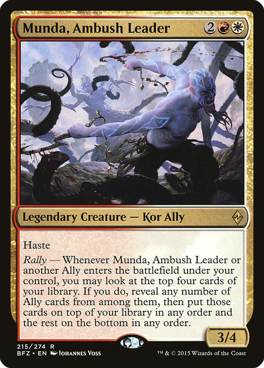Munda, Ambush Leader – Battle for Zendikar [BFZ] – English – #215
