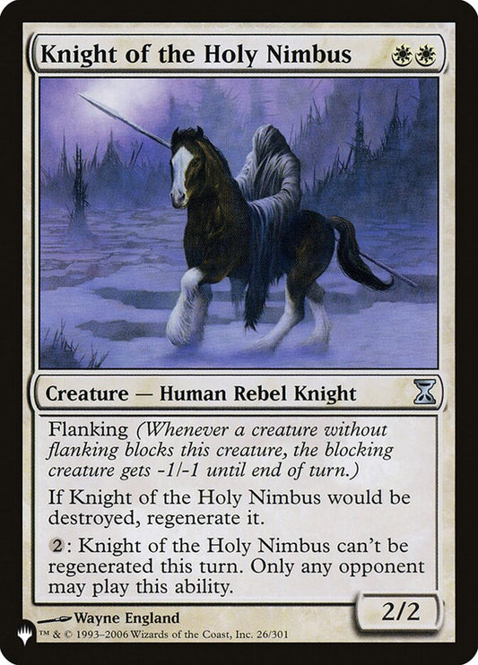 Knight of the Holy Nimbus – The List [PLST] – English – #TSP-26