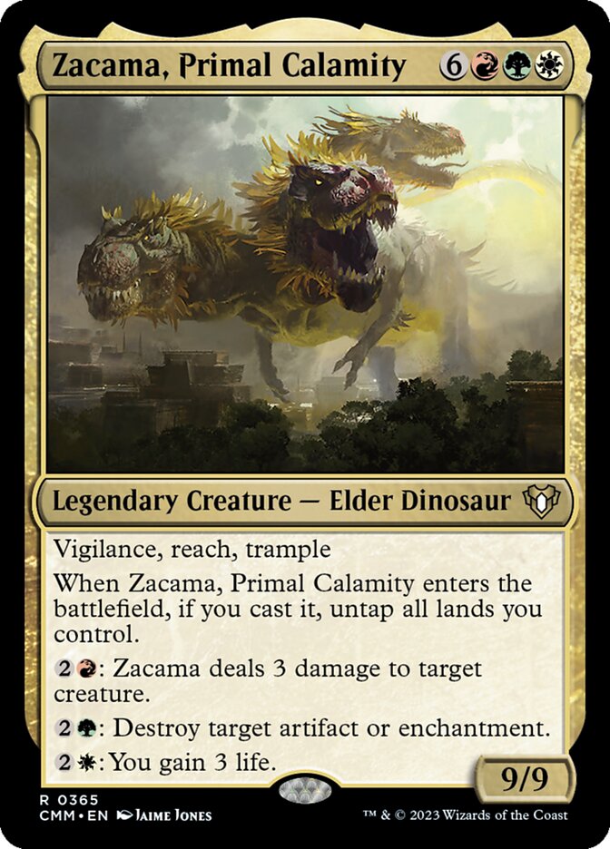 Zacama, Primal Calamity – Commander Masters [CMM] – English – #365