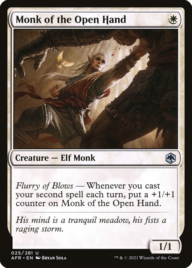 Monk of the Open Hand – Adventures in the Forgotten Realms [AFR] – D – #25