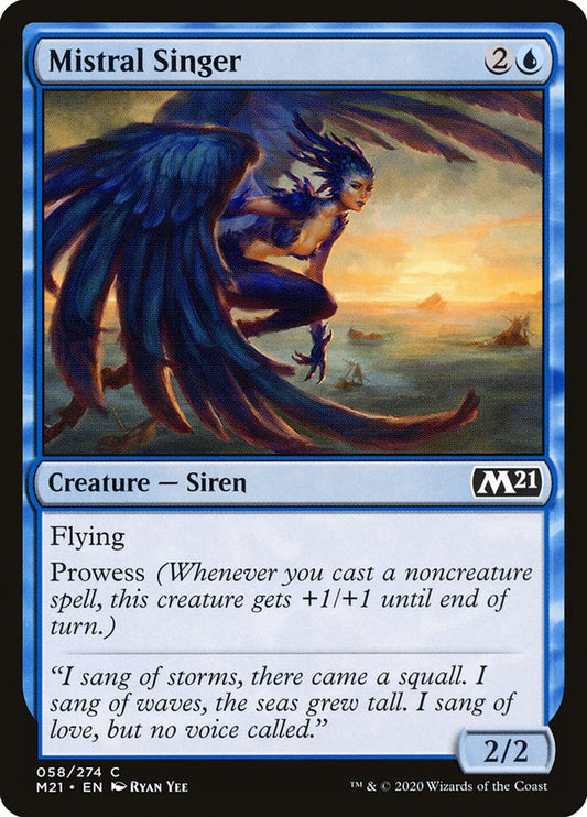 Mistral Singer – Core Set 2021 [M21] – D – #58