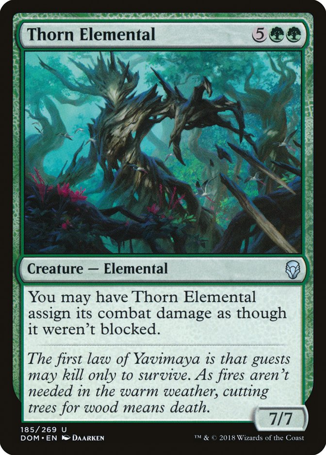 Thorn Elemental – Dominaria [DOM] – D – #185