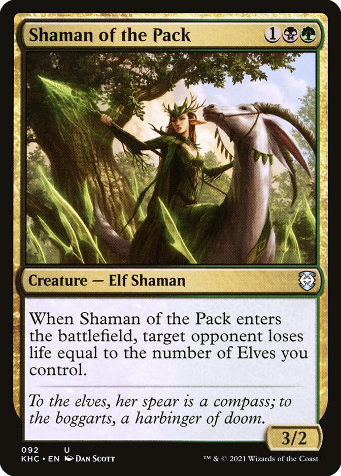 Shaman of the Pack – Kaldheim Commander [KHC] – English – #92