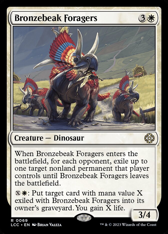 Bronzebeak Foragers – The Lost Caverns of Ixalan Commander [LCC] – English – #69