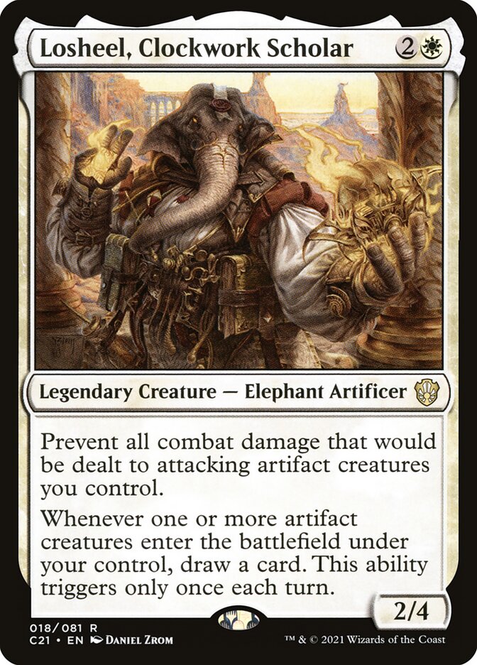 Losheel, Clockwork Scholar – Commander 2021 [C21] – English – #18